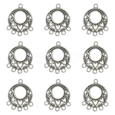 Tibetan Style Alloy Chandelier Component Links TIBE-YW0001-51-1