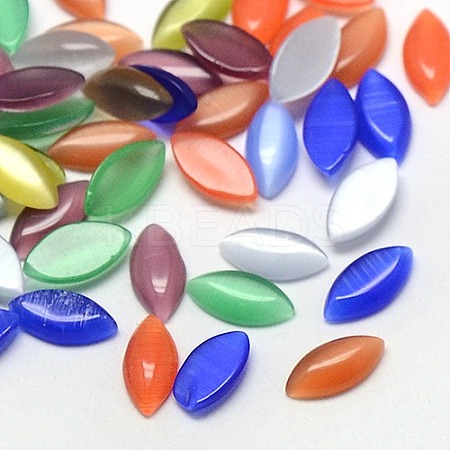 Cat Eye Cabochons CE-J004-4x8mm-M-1