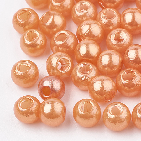 ABS Plastic Beads OACR-Q004-6mm-03-1
