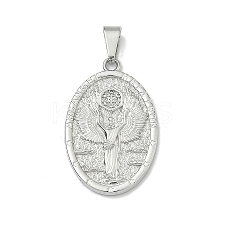 Religion Theme 304 Stainless Steel Pendants STAS-F336-06E-P-1