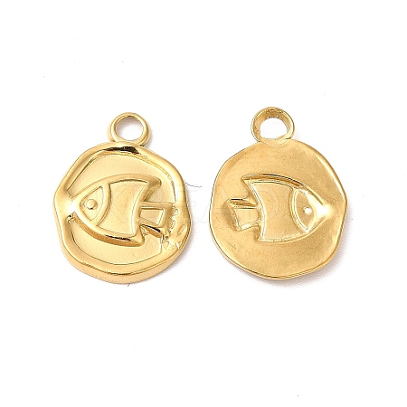 Ion Plating(IP) 304 Stainless Steel Pendants STAS-L268-022G-1