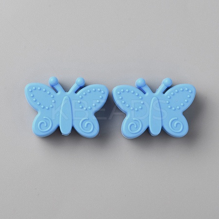 Food Grade Eco-Friendly Silicone Beads LS-SIL-WH0012-026E-1