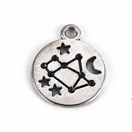 Tibetan Style Alloy Pendants X-TIBE-N010-64AS-RS-1