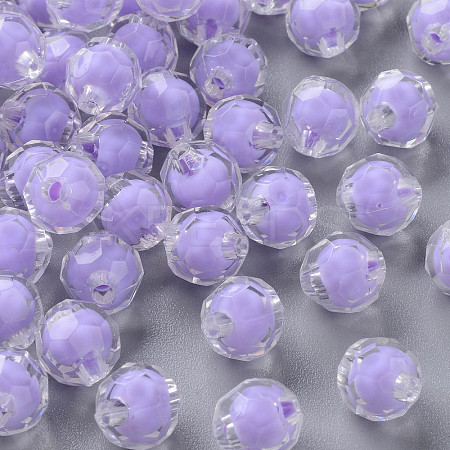 Transparent Acrylic Beads TACR-S152-04A-SS2114-1