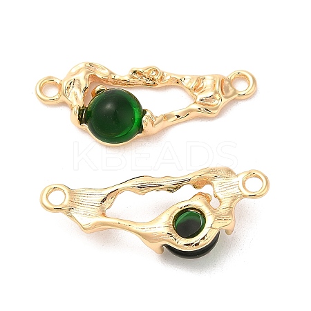 Brass Connector Charms KK-G468-66G-02-1