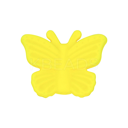 Butterfly Food Grade Eco-Friendly Silicone Focal Beads LS-SIL-CJC0009-03N-1
