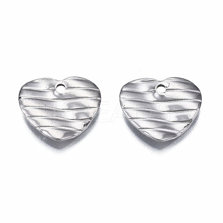 Non-Tarnish 304 Stainless Steel Charms STAS-S080-055P-NR-1