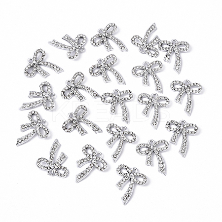 20Pcs Alloy Rhinestone Pendants FIND-YW0008-19P-1