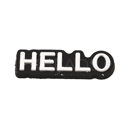 Opaque Resin Cabochons LS-RESI-F044-01-1