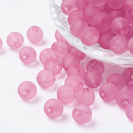 Transparent Acrylic Beads X-PL704-C28-1