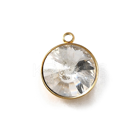 201 Stainless Steel Pendants STAS-F318-01D-G-1