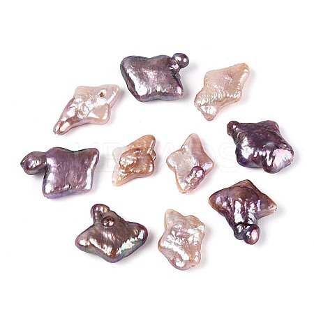 Natural Baroque Keshi Pearl Beads PEAR-S022-01C-1
