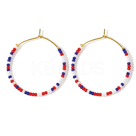 306 Stainless Steel Hoop Earrings JS8237-1-1