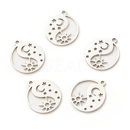 Non-Tarnish 201 Stainless Steel Pendants LS-STAS-G258-05P-1