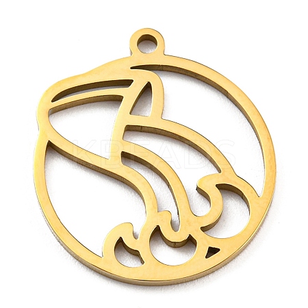 304 Stainless Steel Pendants LS-STAS-Z043-01K-1