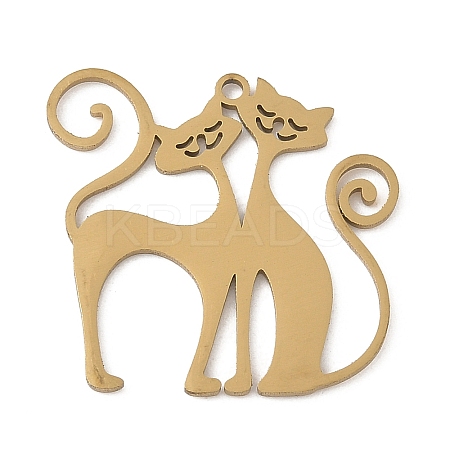 201 Stainless Steel Pendants LS-STAS-G366-01G-1