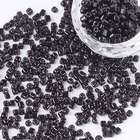 Baking Paint Glass Beads SEED-S023-11A-01-1