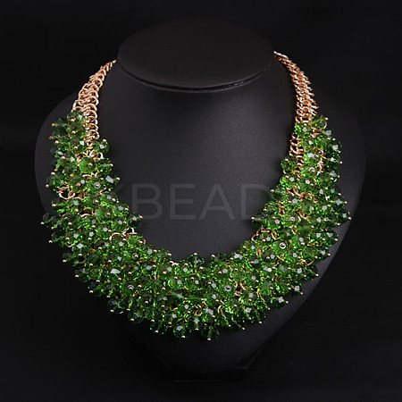 Alloy Bib Neckalces for Women FS-WG98D6E-10-1
