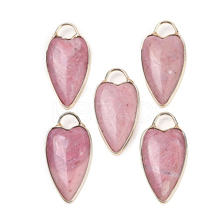 Natural Rhodonite Pendants G-G193-02G-09-1