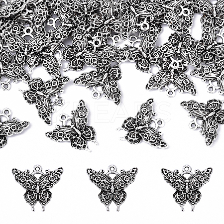 30Pcs Tibetan Style Alloy Pendants FIND-YW0008-12-1