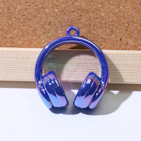 UV Plating Opaque Acrylic Pendants SACR-FZC0001-001F-1