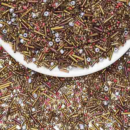 200G Electroplate Glass Seed Beads GLAA-SZ0002-17C-1