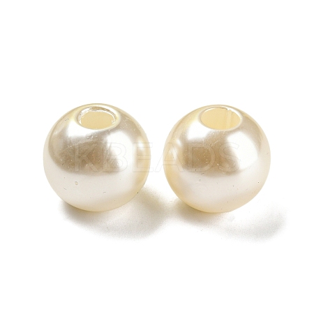 ABS Plastic Imitation Pearl Bead KY-C017-18C-1