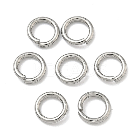 Tarnish Resistant 304 Stainless Steel Open Jump Rings LS-STAS-E067-09-8mm-1