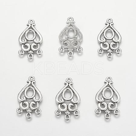 Alloy Teardrop Chandelier Component Links EA9733Y-1