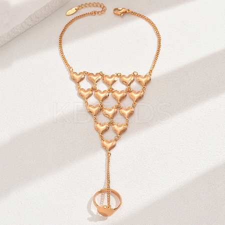 Vintage Classic Brass Ring Bracelets for Women LD2597-2-1