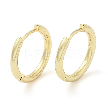 Rack Plating Brass Huggie Hoop Earrings EJEW-Q773-16G-1