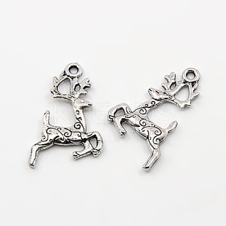 Tibetan Style Alloy Pendants LS-TIBEP-A100674-S-FF-1