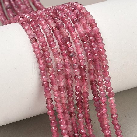 Natural Pink Tourmaline Beads Strands G-RM250101-N16-1
