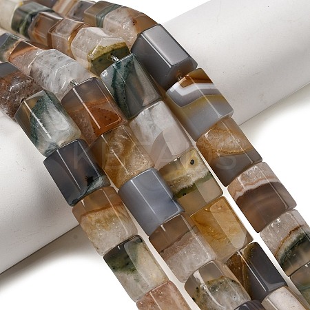Natural Agate Beads Strands G-F820-H01-01-1