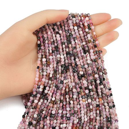 Natural Plum Blossom Tourmaline Beads Strands LS-G-RM2025-A29-1