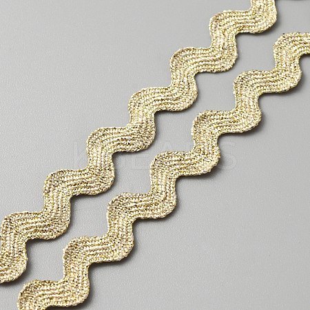 Polyester Braided Lace Trim OCOR-WH0082-76-1