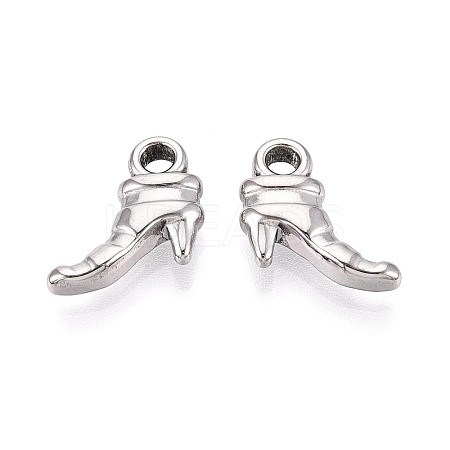 304 Stainless Steel Pendants STAS-T067-60P-1