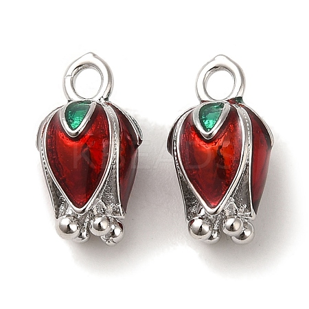 Brass Enamel Charms KK-S368-12P-1
