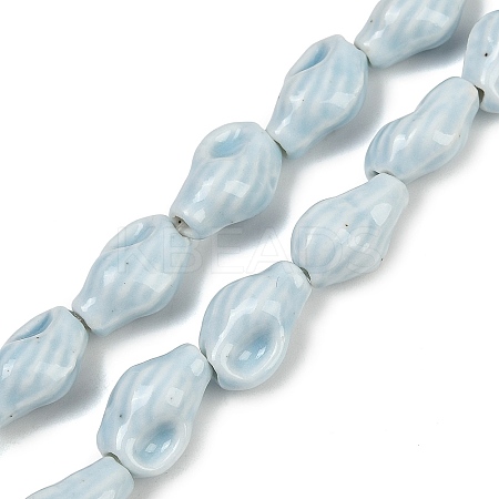 Ocean Series Handmade Porcelain Beads PORC-R002-04A-07-1