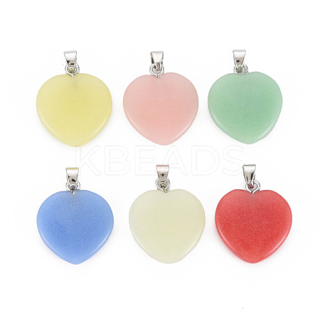 Synthetic Fluorite Pendants G-N0326-96-1