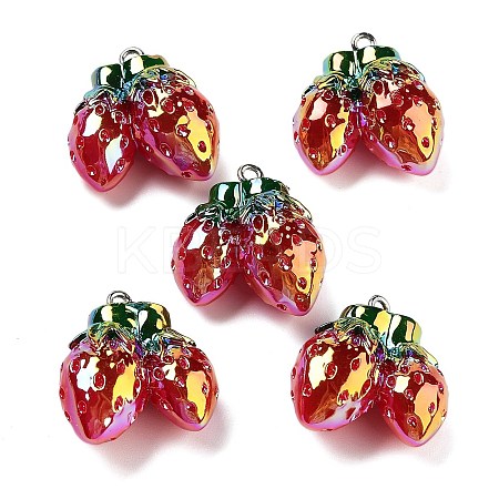 AB Color Resin Pendants RESI-C051-02B-P-1