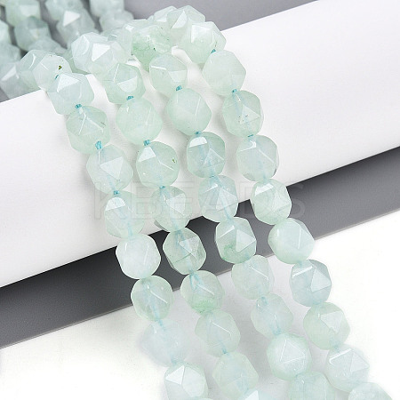 Dyed Natural White Jade Beads Strands G-T139-8mm-46J-1