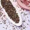 200G Electroplate Glass Seed Beads GLAA-SZ0002-17C-3