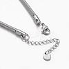 304 Stainless Steel Necklaces NJEW-P128-10P-3