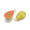Alloy Enamel Pendants ENAM-N056-404H-2