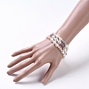 Natural Baroque Pearl Stretch Bracelets BJEW-JB05059-4
