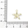 Rack Plating Alloy Enamel Rhinestone Pendants PALLOY-R151-41G-06-3
