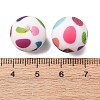 Food Grade Eco-Friendly Printed Silicone Beads SIL-A013-01A-05-3