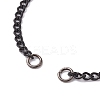 Adjustable 304 Stainless Steel Curb Chains Bracelet Making AJEW-JB01213-03-2