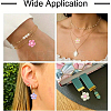 15Pcs Translucent Resin Pendants RESI-YW0004-55-6